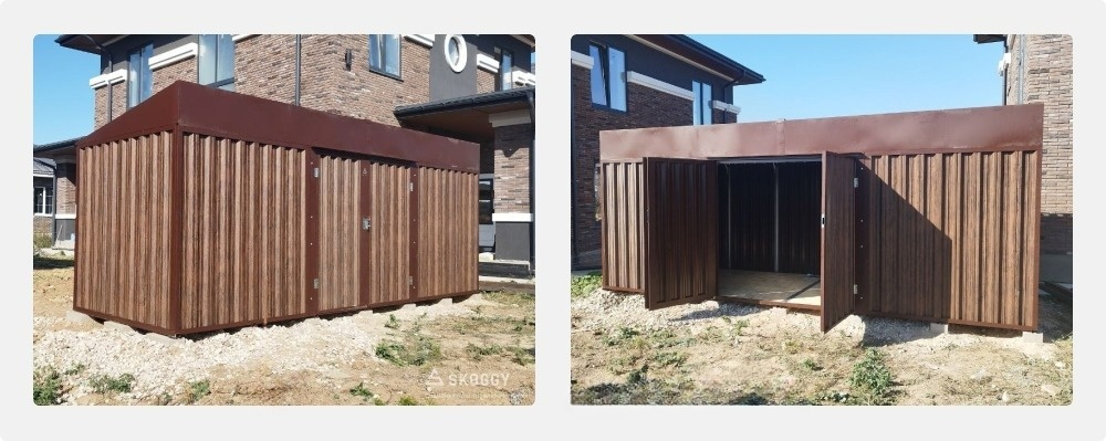 Хозблок металлический