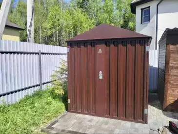 Хозяйственный контейнер для садовой техники и инструментов д.Рязанцево