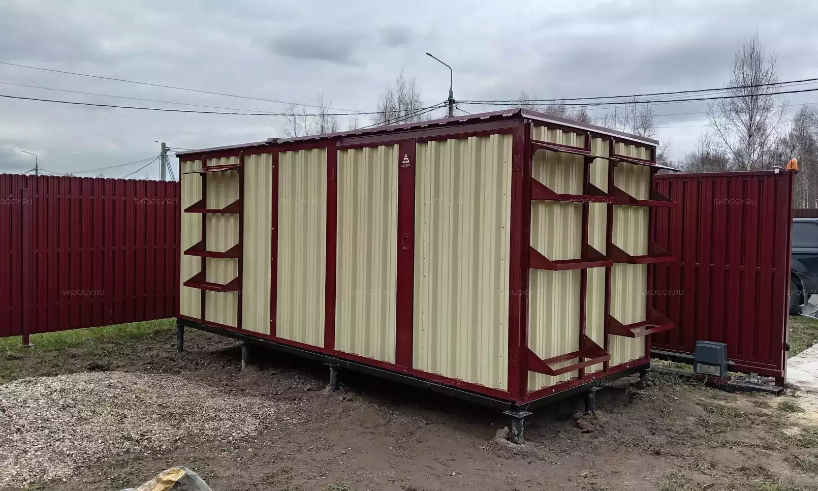 Металлический Хозблок для садового инвентаря в Раменский район