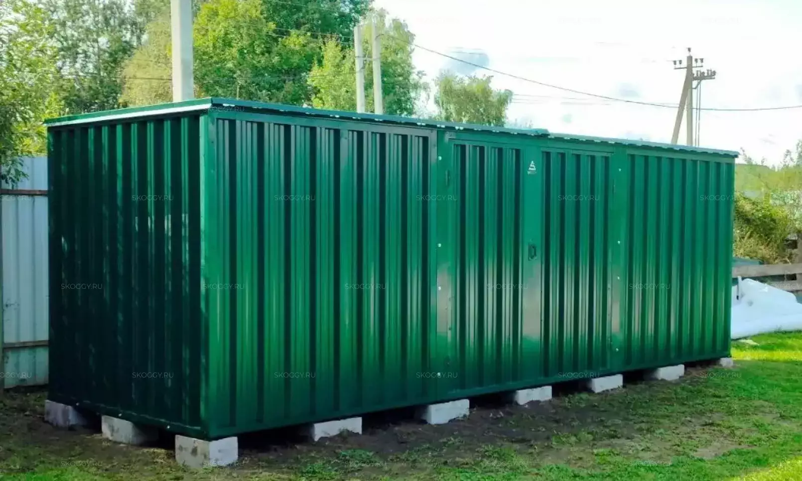 Металлический хозблок SKOGGY на дачу